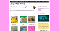 Desktop Screenshot of lollyshopwangi.com.au